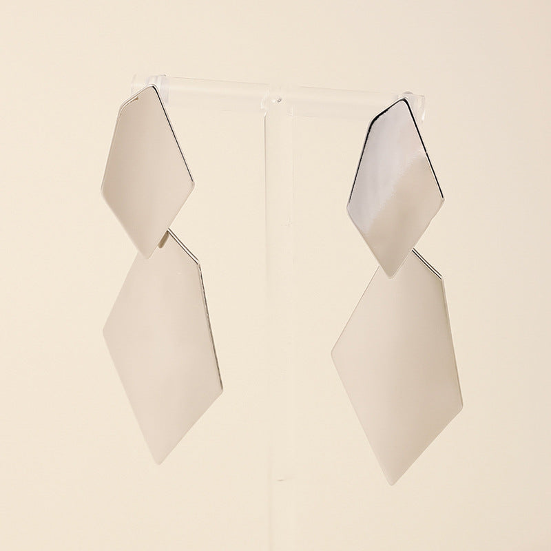 Futuristic Metal Statement Earrings - Vienna Verve Collection