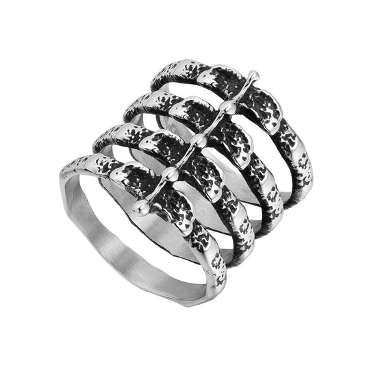 Retro Centipede Men's Titanium Steel Ring