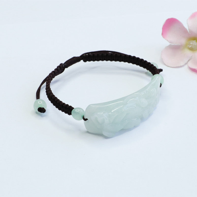 Fortune's Favor Sterling Silver Jade Bracelet