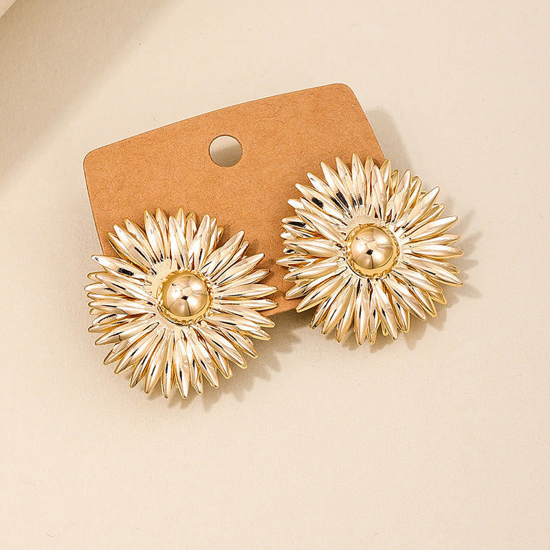 Sunflower Retro Earrings - Vienna Verve Collection