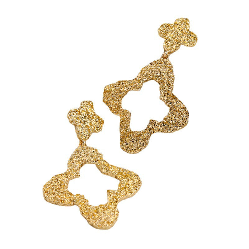 Exaggerated Personality Geometric Alloy Stud Earrings from Planderful Collection