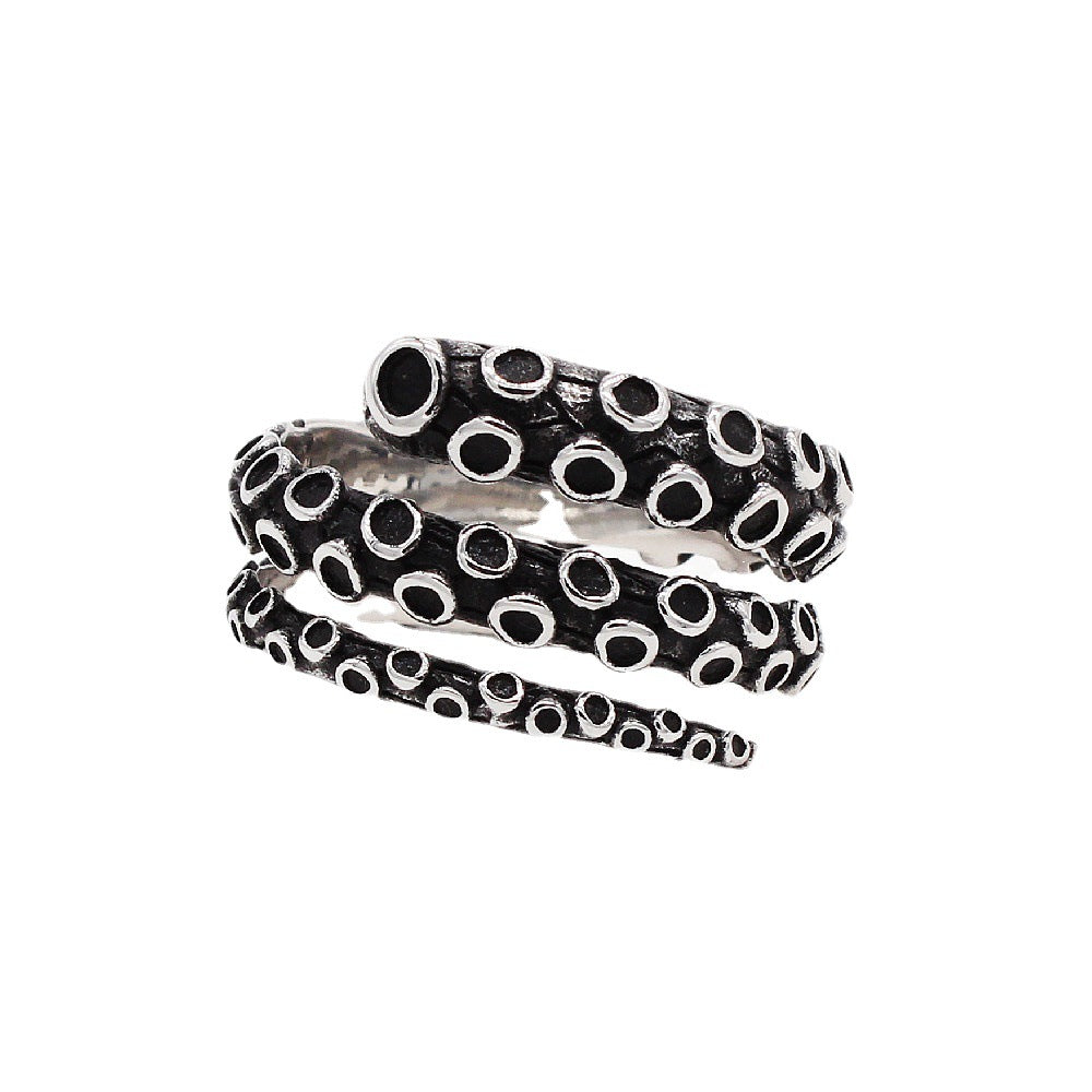 Retro Octopus Claw Titanium Steel Ring for Men