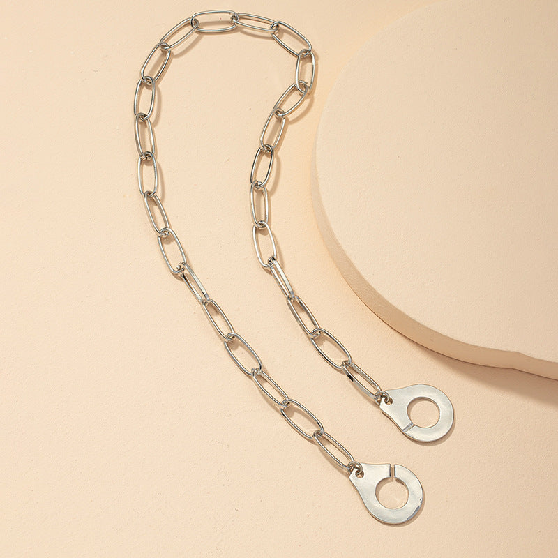 Frosty Punk Metal Chain Necklace - Vienna Verve Collection