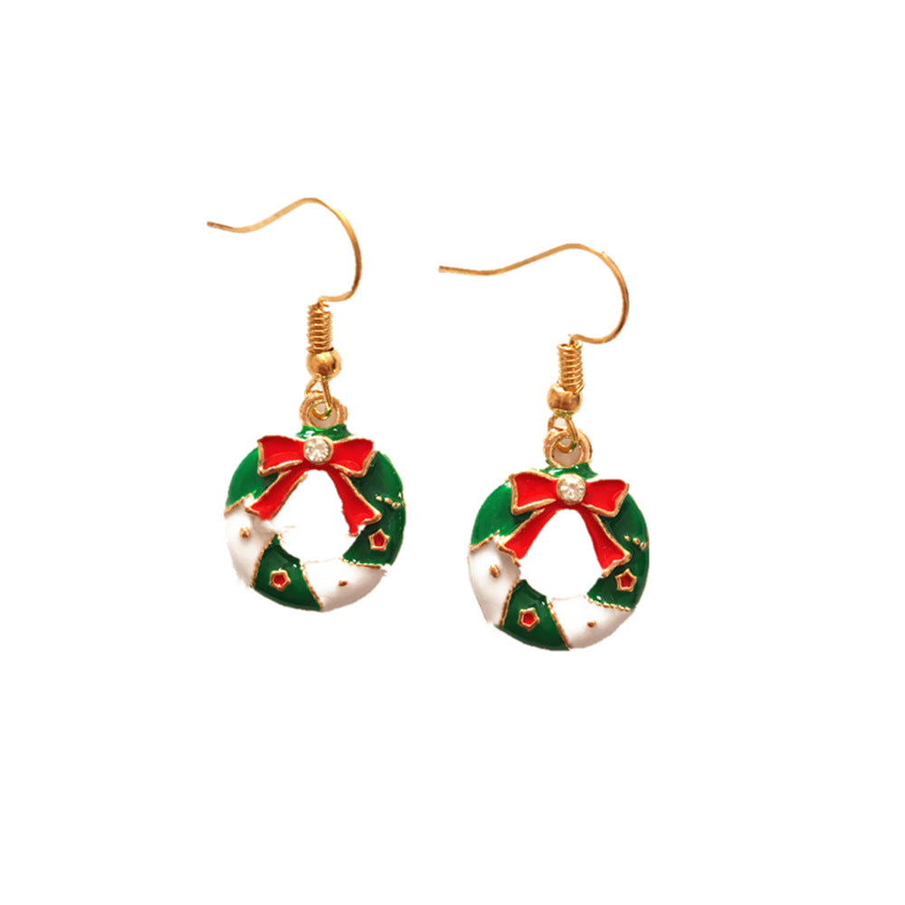 Festive Holiday Metal Earrings from Vienna Verve Collection