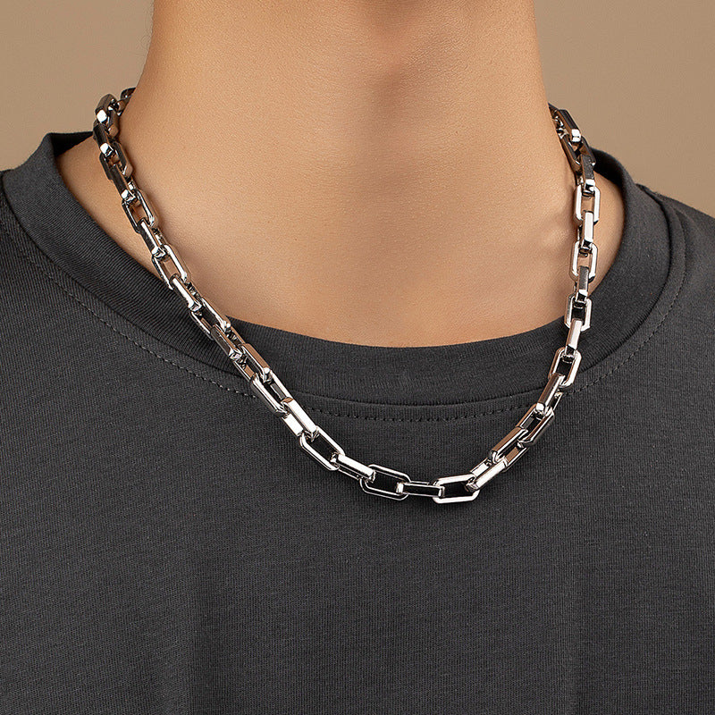 Bold Chain Statement Necklace for Men - Vienna Verve Collection