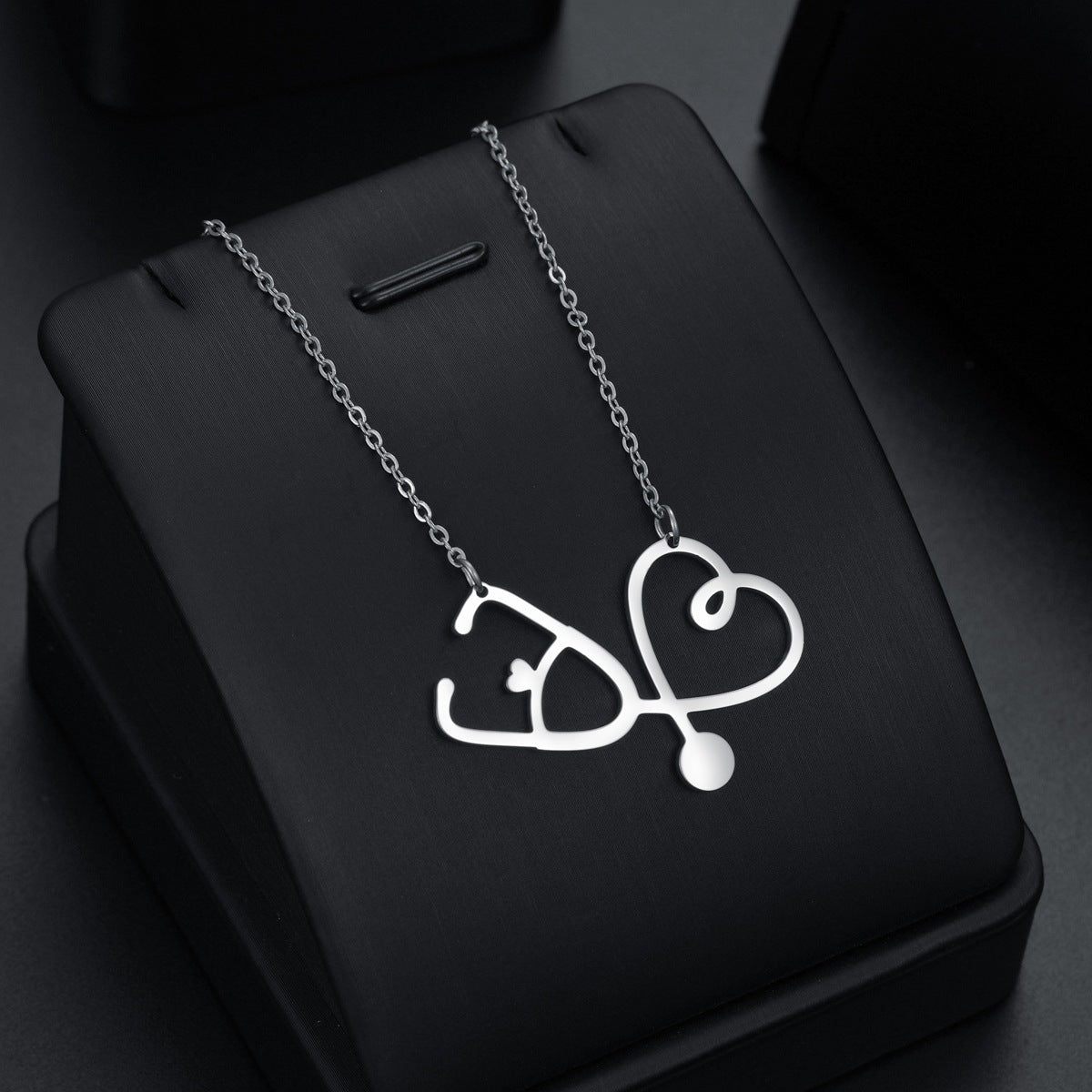 Fashionable Titanium Love Pendant Necklace for Women - Planderful Everyday Genie Collection