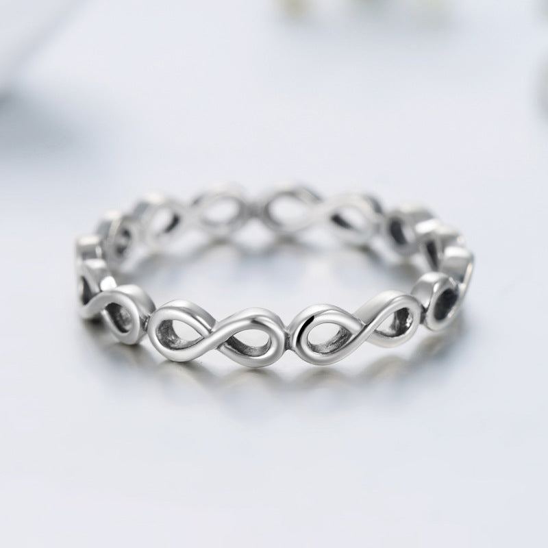 Infinite Love Symbol Sterling Silver Ring - Everyday Genie Collection