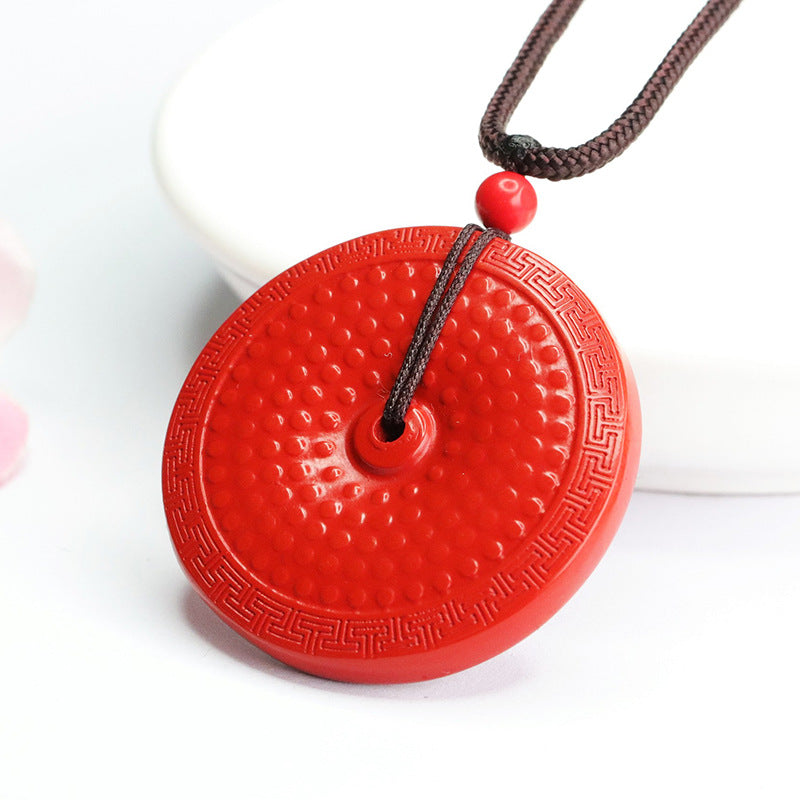 Red Sand Cinnabar Fortune Pendant