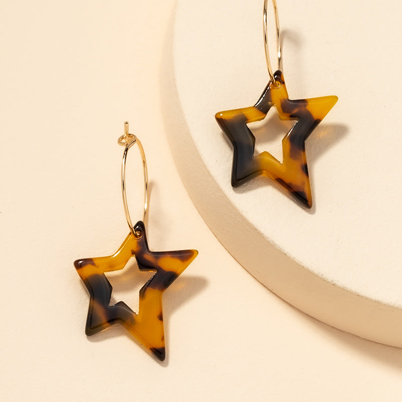 Acetic Acid Five Star Earrings - Vienna Verve Collection