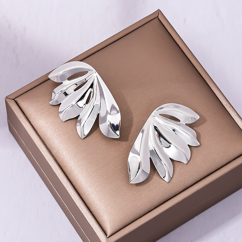 Symmetric Leaf Forest Earrings - Vienna Verve Collection