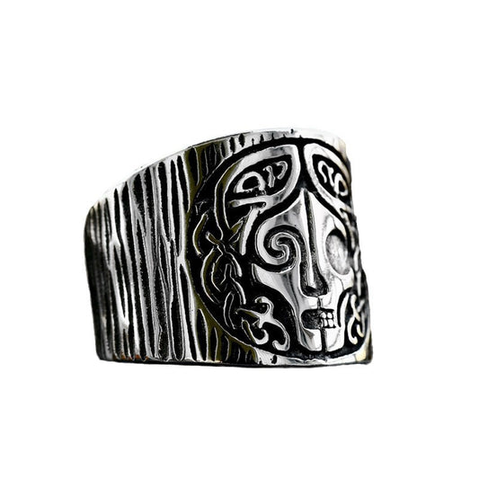 Nordic Viking Celtic Knot Stainless Steel Ring for Men - Titanium Steel Wholesale