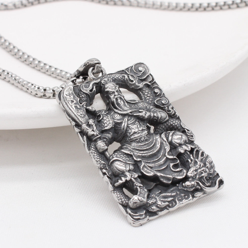 Wholesale Men's Titanium Steel Amulet Pendant by Guanyu, China