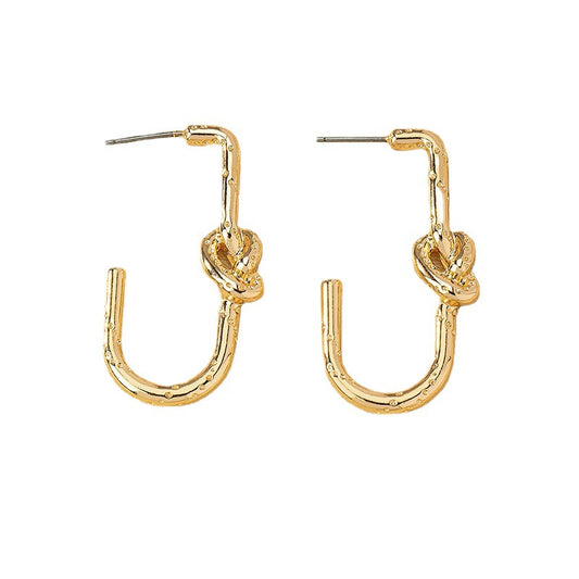 Chic Vienna Verve Metal Twist Earrings Set