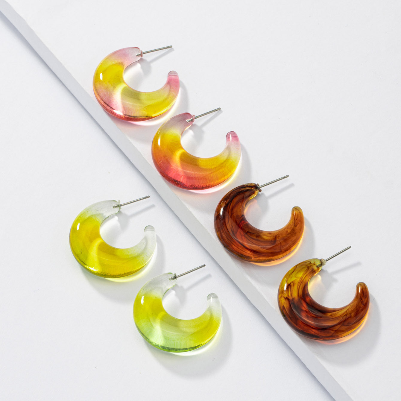 Colorful Earrings Set - Vienna Verve Collection