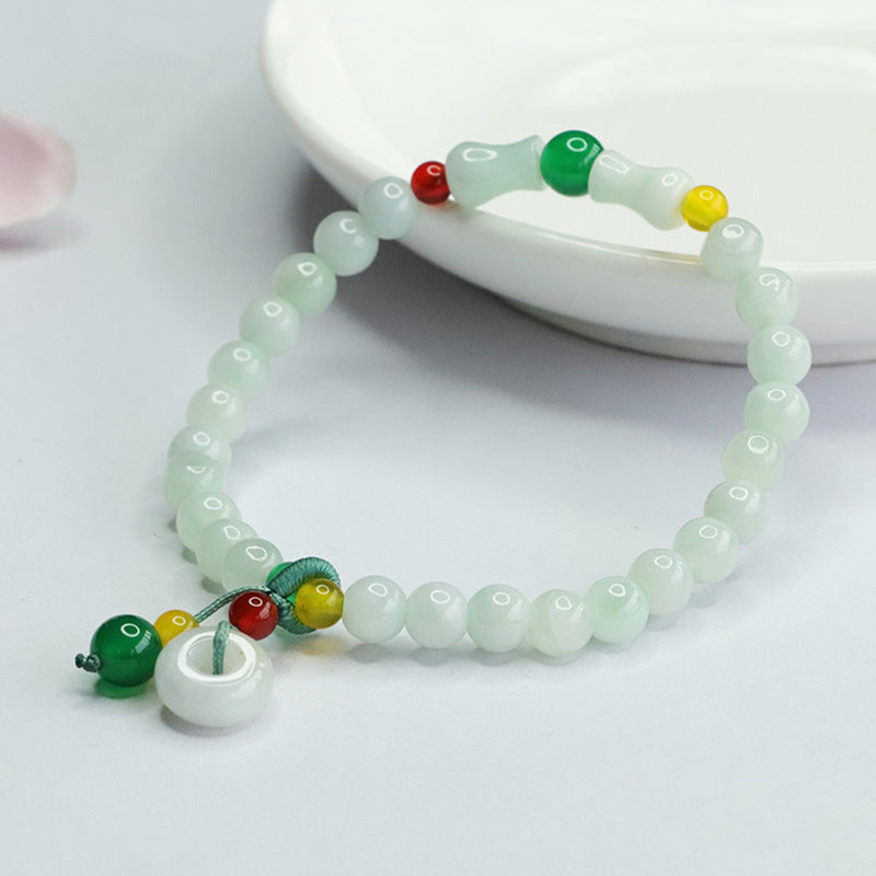 Fortune's Favor Sterling Silver Jade Bracelets