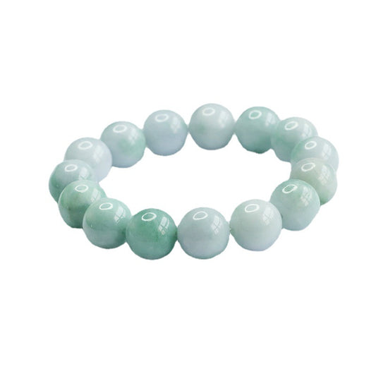 Green Jade Sterling Silver Bracelet from Planderful Collection