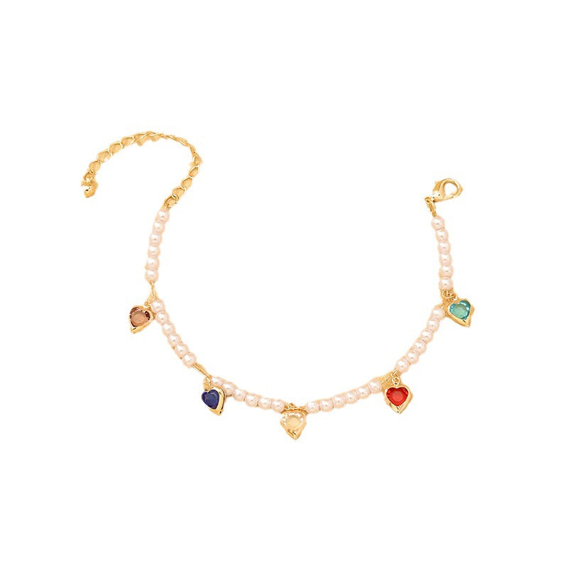 Pearl Love Beaded Bracelet - Vienna Verve Collection