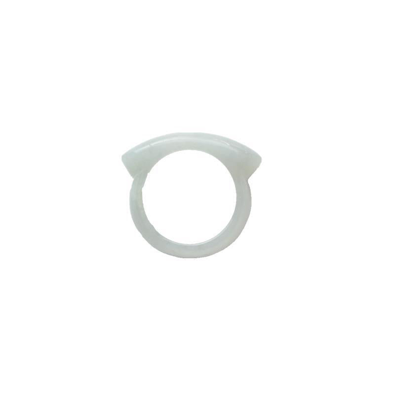 Men's Fortune's Favor Adjustable Jade Stone Saddle Ring