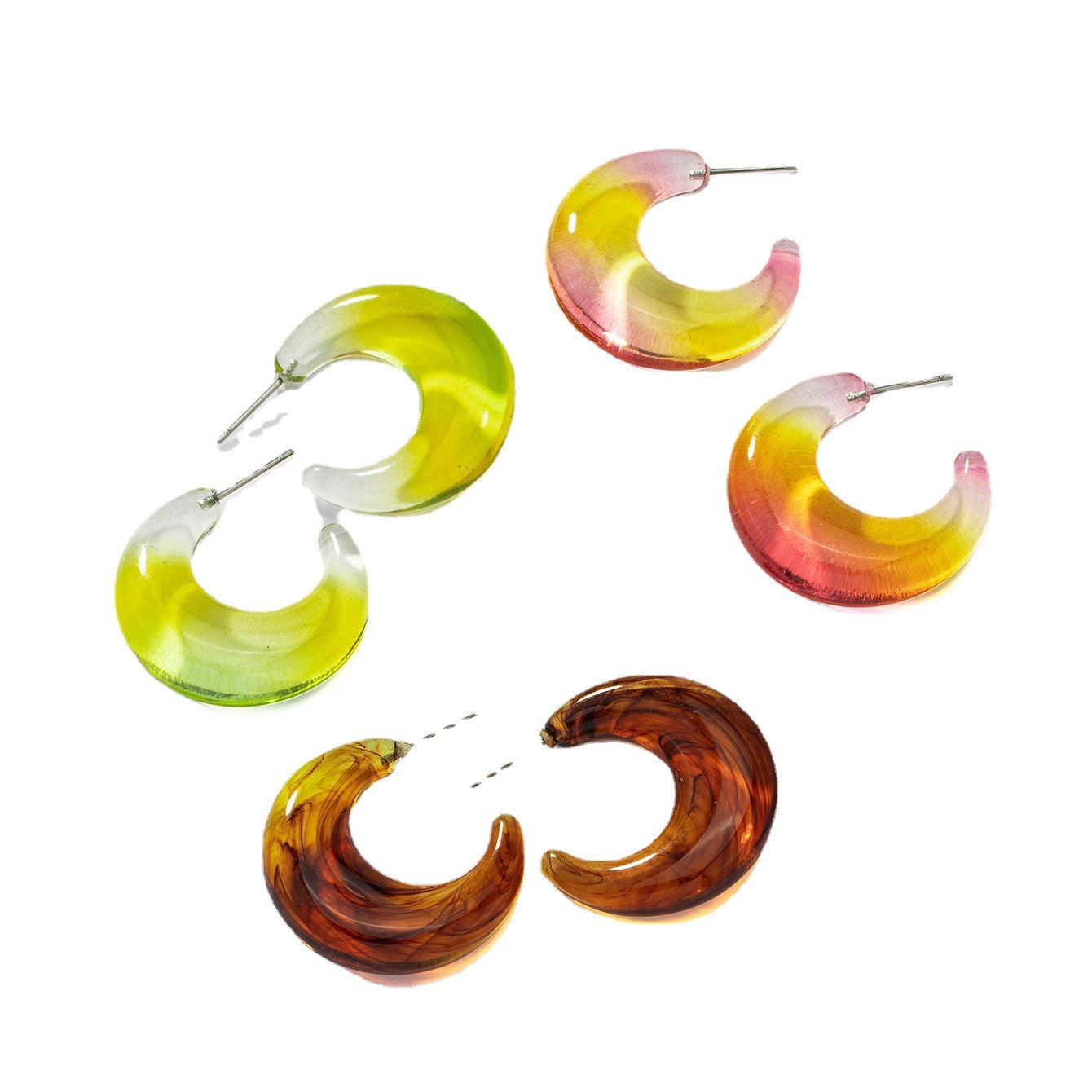 Colorful Earrings Set - Vienna Verve Collection