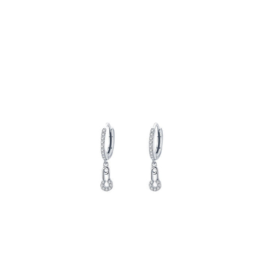 Everyday Genie Sterling Silver Zircon Earrings for Women