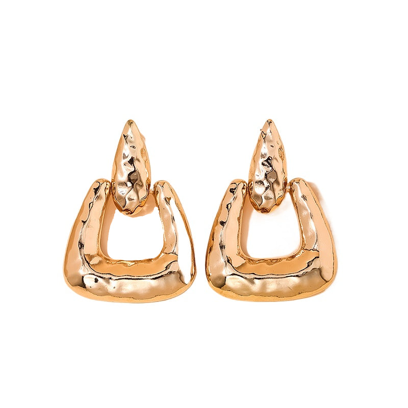 Irregular Triangle Geometric Earrings from Vienna Verve Collection