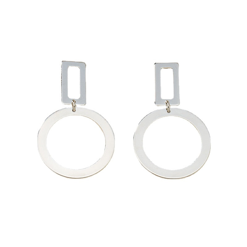 Metallic Geometric Earrings from Vienna Verve Collection