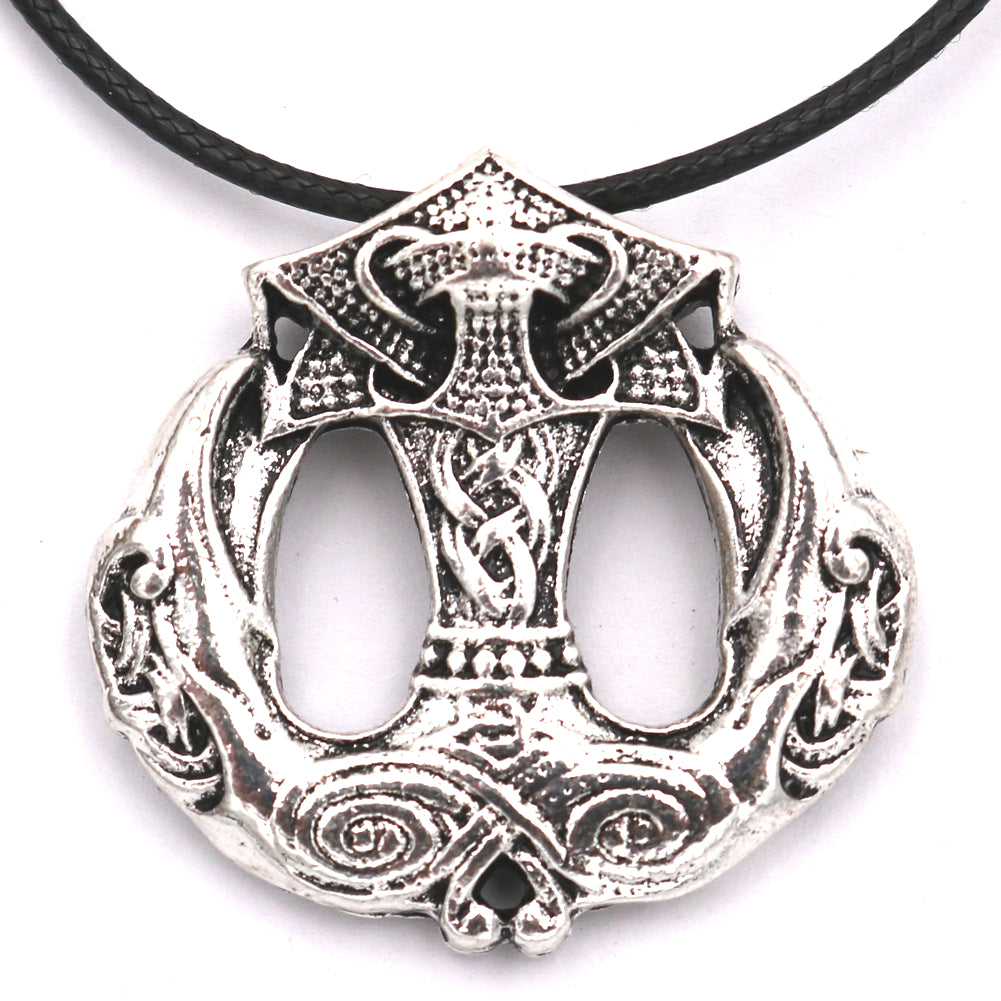 Legendary Viking Hammer Necklace - Norse Legacy Collection