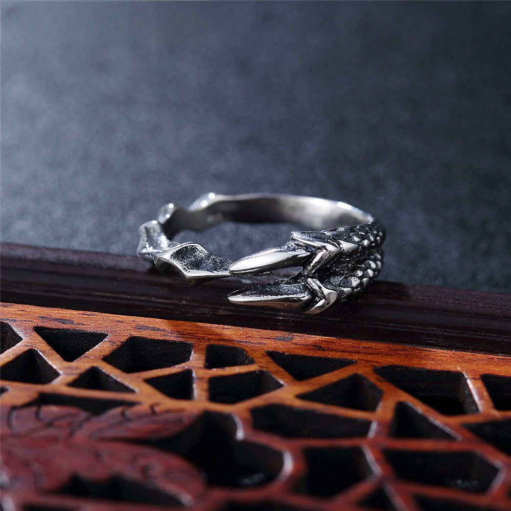 Eagle Claw Titanium Steel Ring for men