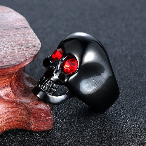 Dominant Religious Skull Ring for Men – Personalized Retro Titanium Steel Jewelry