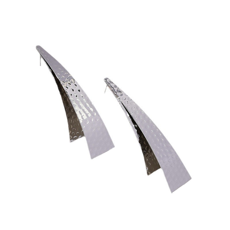 European and American Metal Trapezoidal Earrings - Vienna Verve Collection