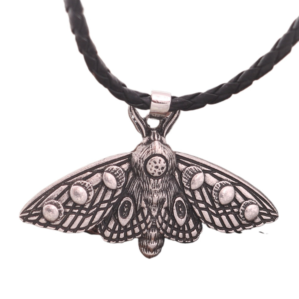 Moth Skull Gothic Men's Necklace - Norse Legacy