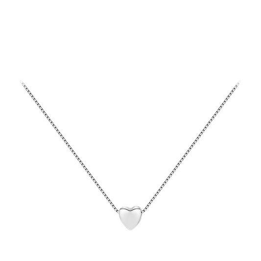 Simple Sterling Silver Love Necklace