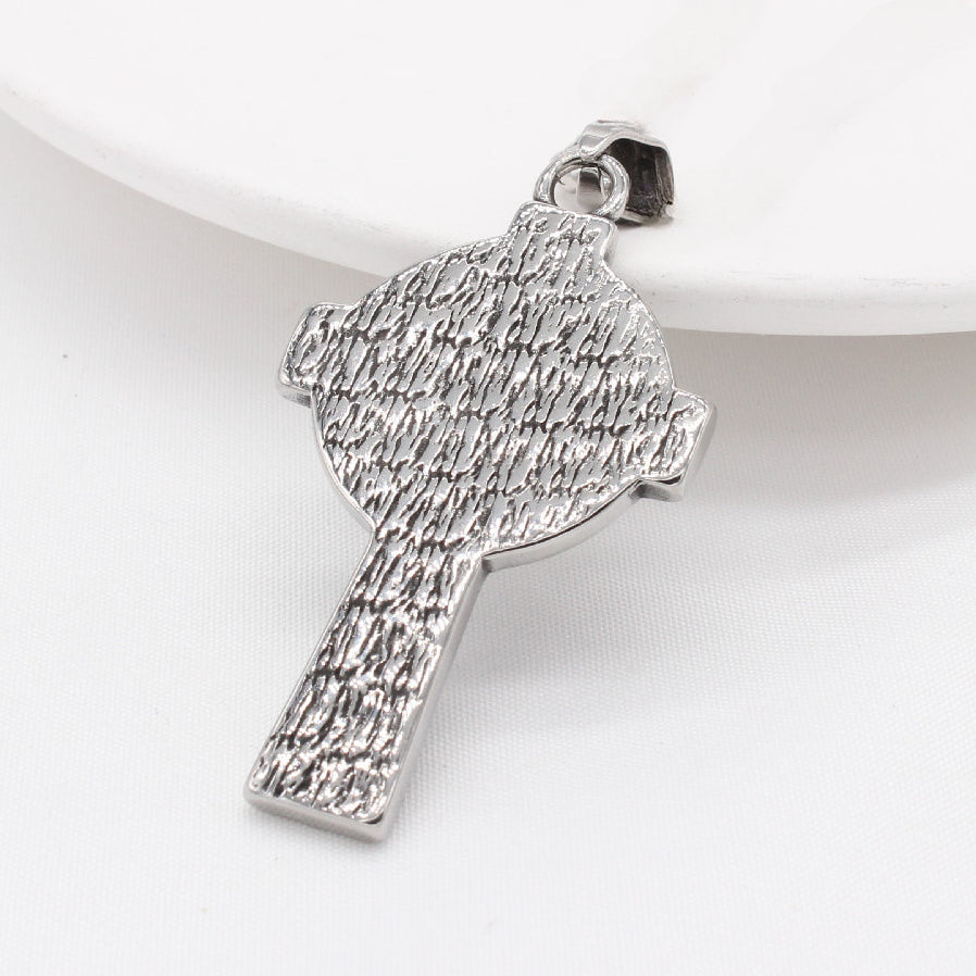 Jesus Celtic Crucifix Titanium Steel Pendant for Men