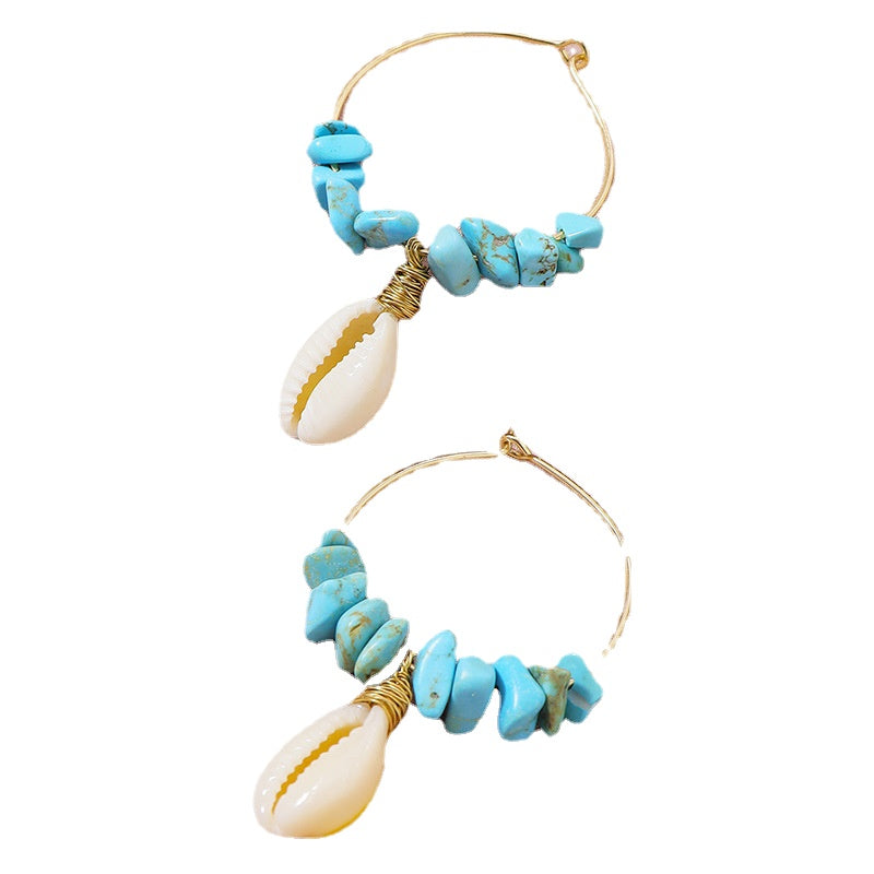 Sunset Shores Shell Earrings - Wholesale Holiday Jewelry Collection