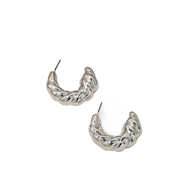 Chic Circular Threaded Earrings Set for Women - Vienna Verve Collection