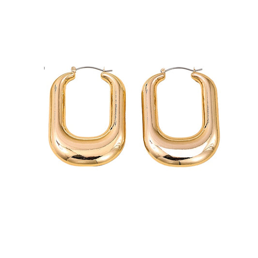 Exaggerated Vintage U-shaped Earrings - Vienna Verve Collection