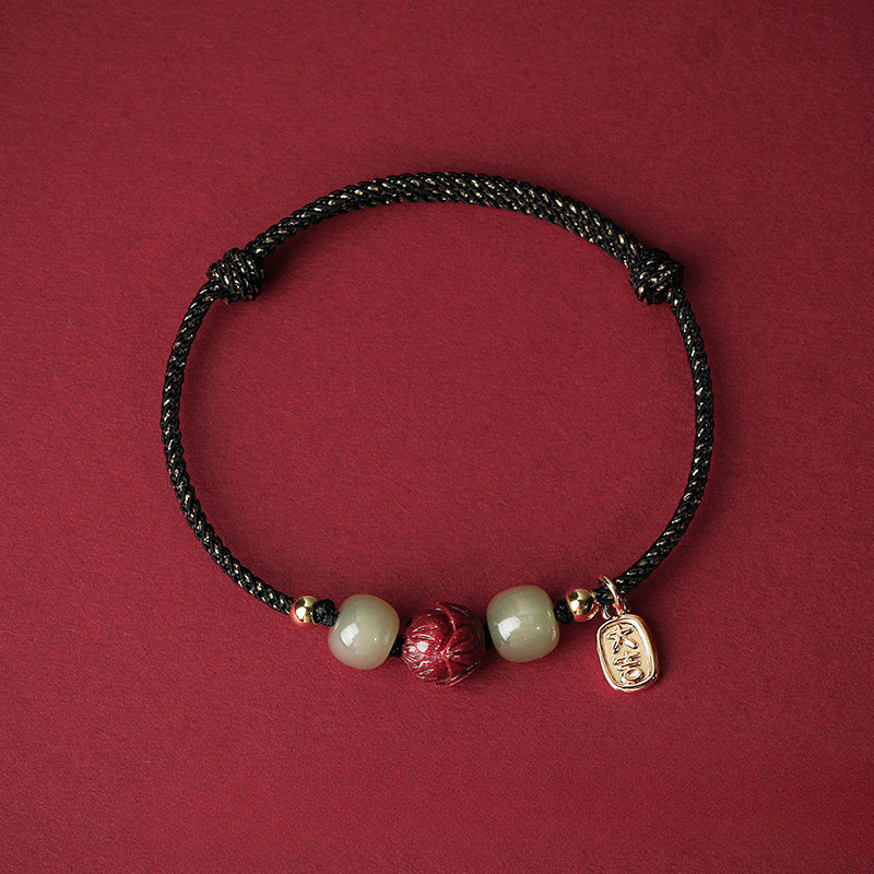 Fortune's Favor Sterling Silver Jade Bracelet