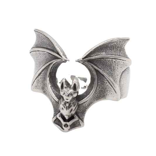 Flying Bat Titanium Steel Ring for Men