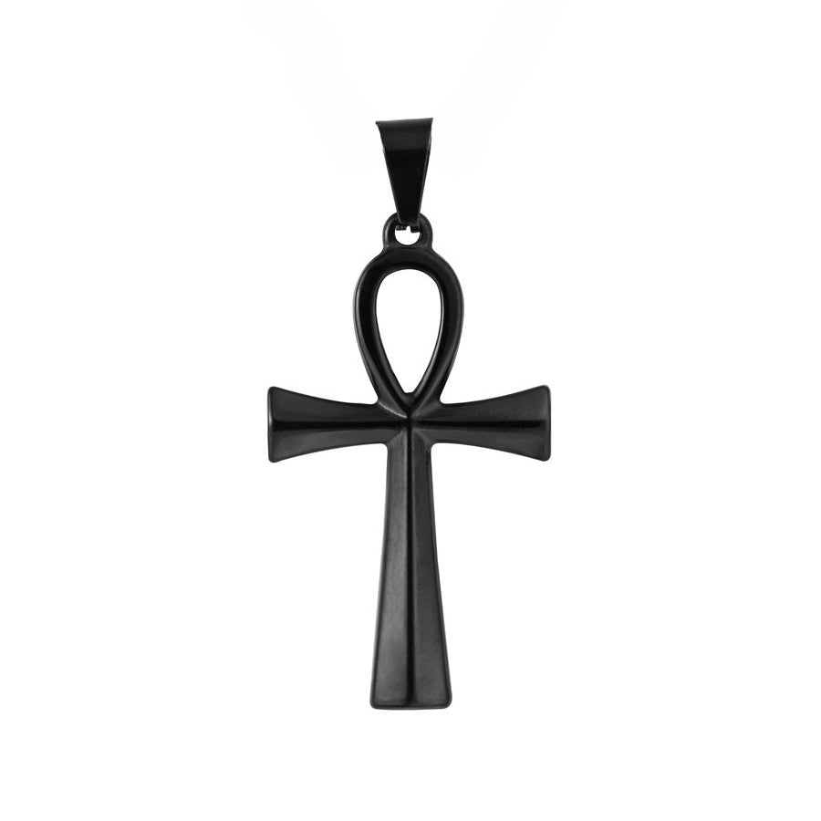 Egyptian Ankh Cross Titanium Steel Pendant for Men