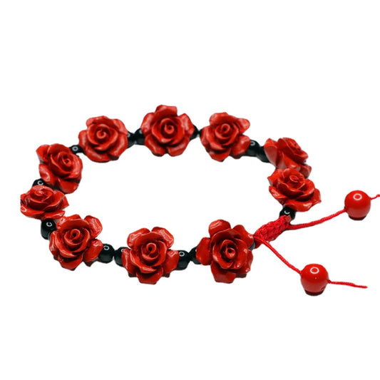 Fortune's Favor Cinnabar Stone Bracelet