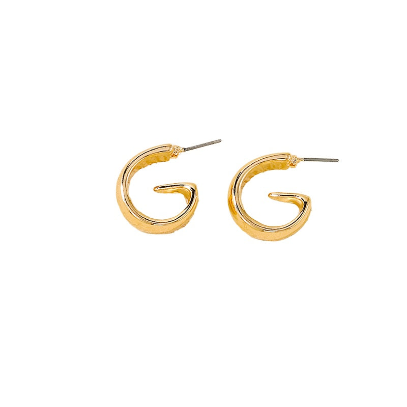 Luxurious Metal Letter G Earrings for Women - Vienna Verve Collection