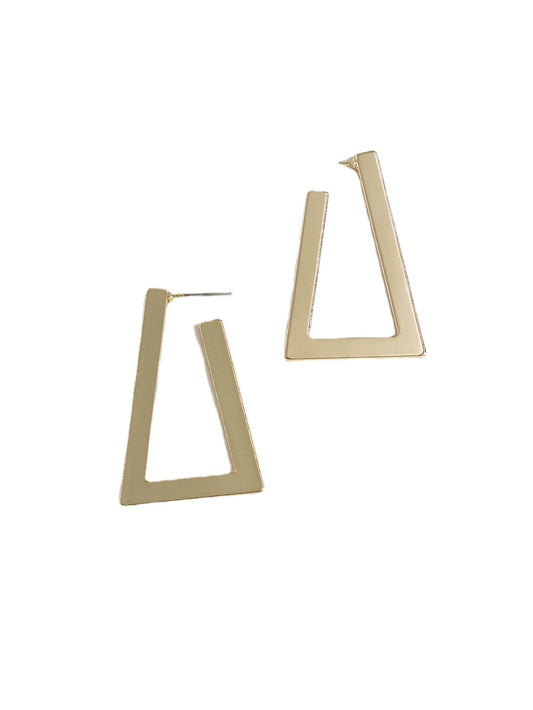 Metallic Delight Earrings - Minimalist Statement Jewelry for Women