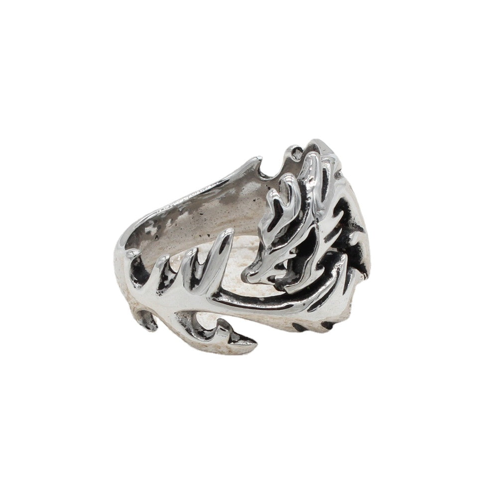 Vintage Chinese Dragon Titanium Steel Men's Ring