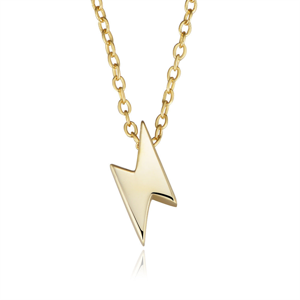 Mini Lightning Sterling Silver Necklace for Women