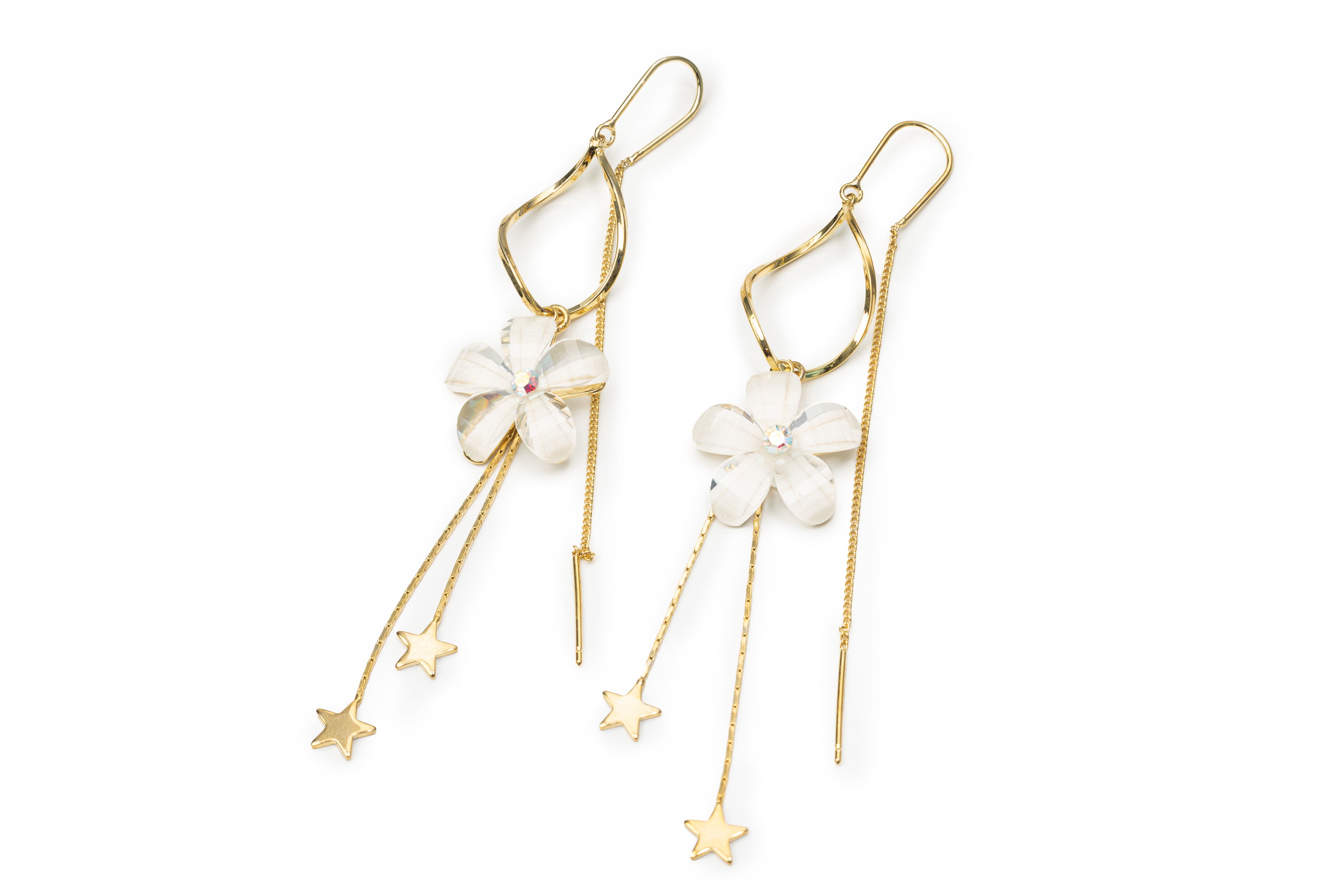 BAUBLEBAR Jupiter Pavé Star Triple Drop Earrings in Gold Tone |  Bloomingdale's