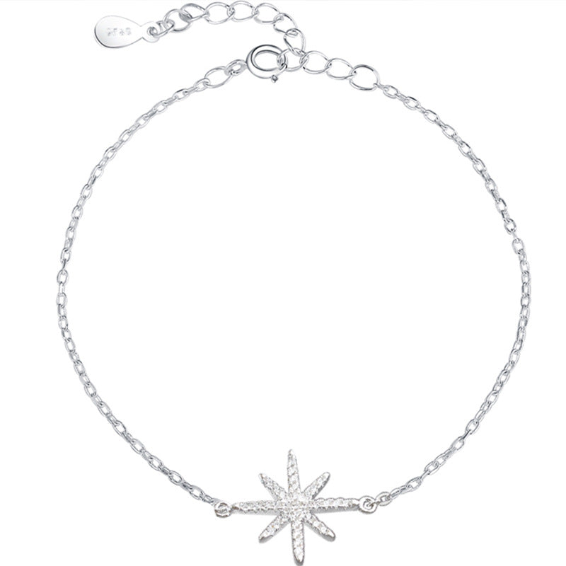 Full Zircon Meteor Silver Bracelet for Women