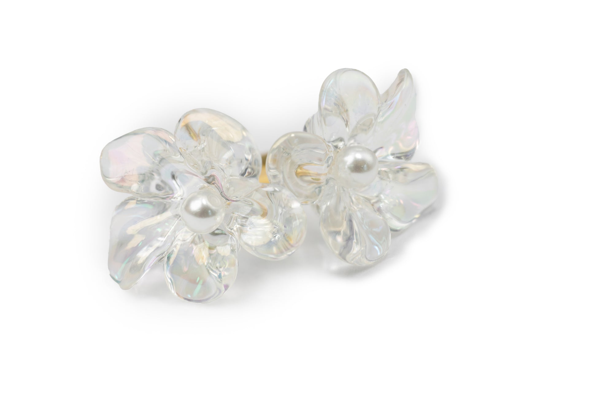 Frozen Flower Studs - Transparent Studs for Women