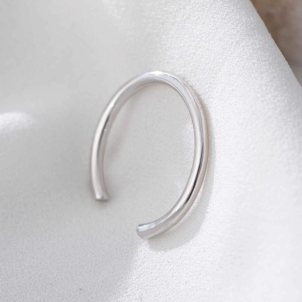 Adjustable Opening Sterling Silver Ring for Women