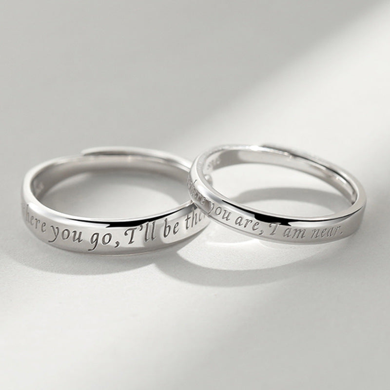 Sterling Silver Timeless Couple Rings – Priyaasi