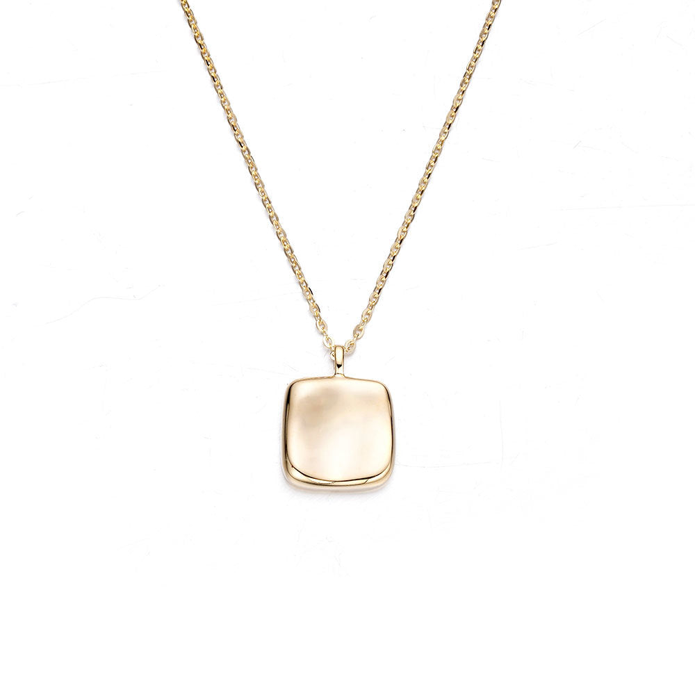 (Two Colours) Geometric Square Pendants Collarbone Necklace for Women